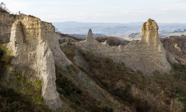 i calanchi di Certaldo