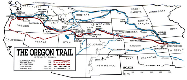 OregonTrailMap